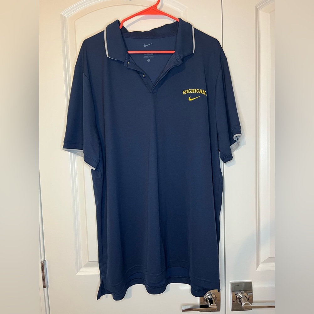 Nike University of Michigan Dri-Fit Polo